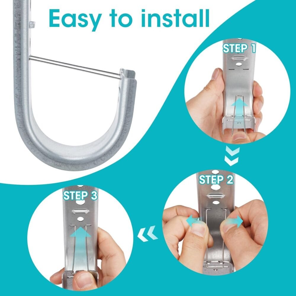 48 Pack 2" Cable J-Hooks - Image 3